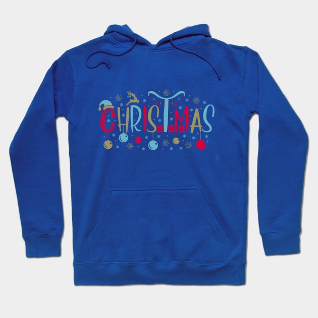 Christmas Holidays Hoodie by hippyhappy